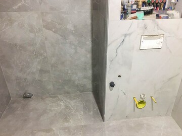 Укладка керамогранита в туалете